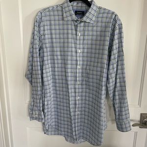 Esquire Men’s Slim Fit Non Iron Button Down Shirt, 16 1/2 32/3